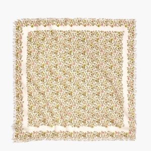 Madewell Fringe Bandana Scarf Vintage Parchment